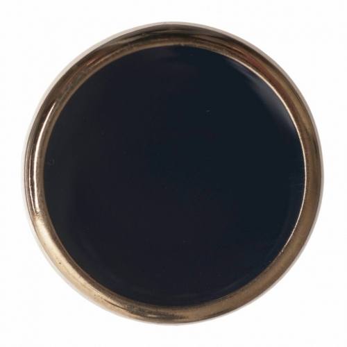 Hemline Round Shank Buttons Navy