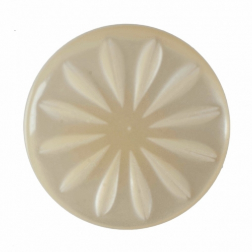 Hemline Round Shank Buttons Cream
