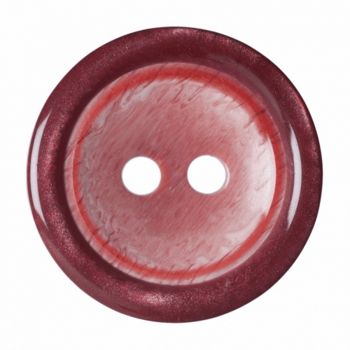 Hemline Round Plastic Buttons Wine