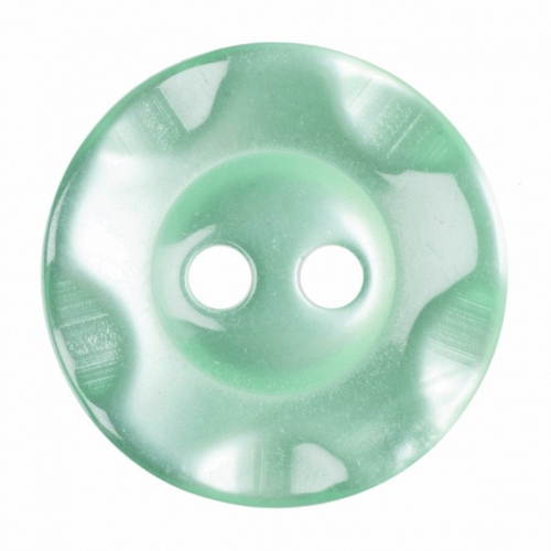 Hemline Round Plastic Buttons Lime Green