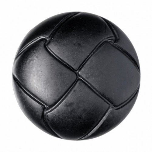 Hemline Round Plastic Buttons Black