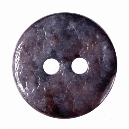 Hemline Round Shell Buttons Sky Blue