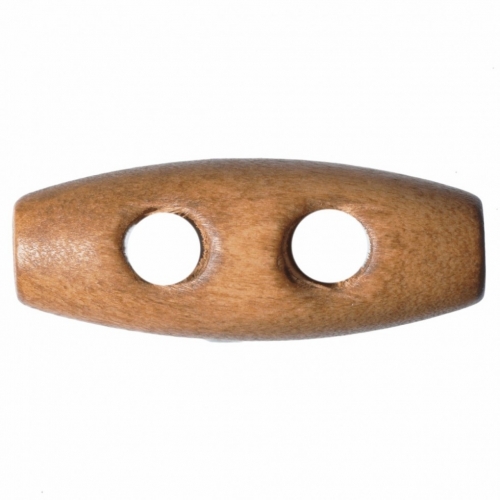 Hemline Wood Toggles Light Natural