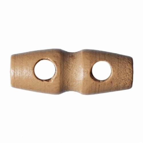 Hemline Chunky Wood Toggles Light Natural