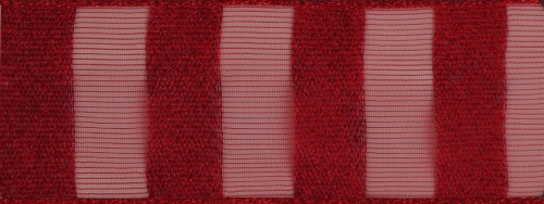 Berisfords Glitter Bar Ribbon Red