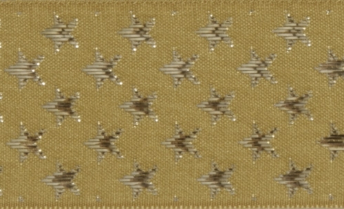 Berisfords Galaxy Ribbon (Value Roll) Gold/Gold