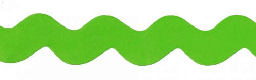 Berisfords Ric Rac Ribbon Fluorescent Green
