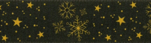 Winter Sky Ribbon Gold