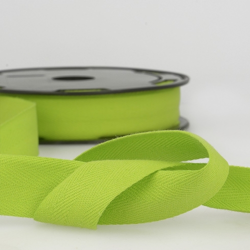 Stephanoise Cotton Herringbone Twill Tape Vivid Green