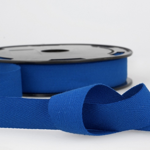 Stephanoise Cotton Herringbone Twill Tape Royal Blue