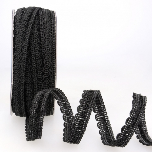 Stephanoise Rayon Braid Trim Black
