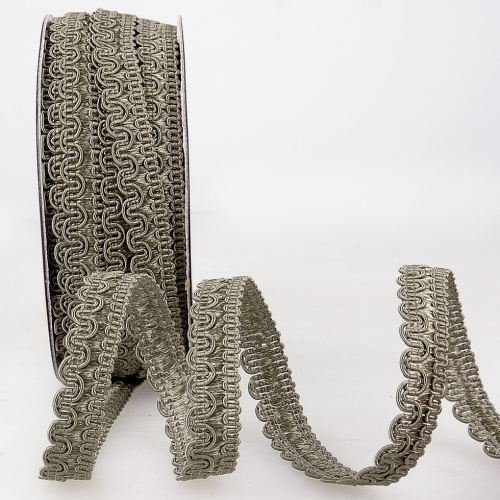 Stephanoise Rayon Braid Trim Grey