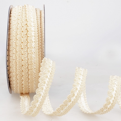 Stephanoise Rayon Braid Trim Ecru