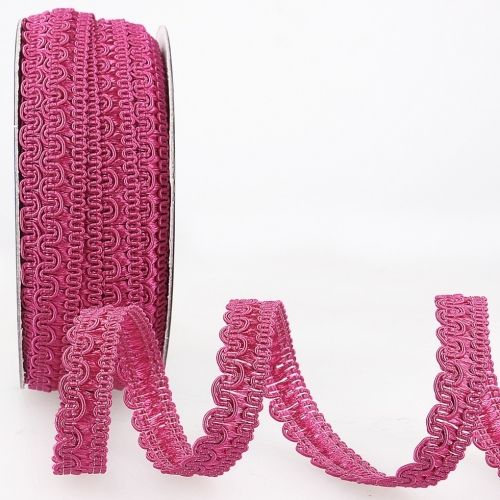 Stephanoise Rayon Braid Trim Bright Pink