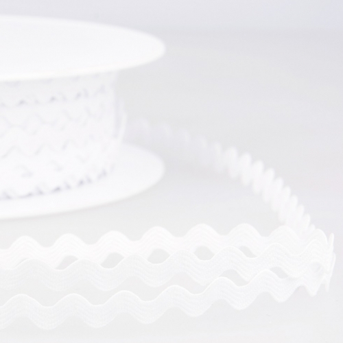 Stephanoise Ric Rac Trim White