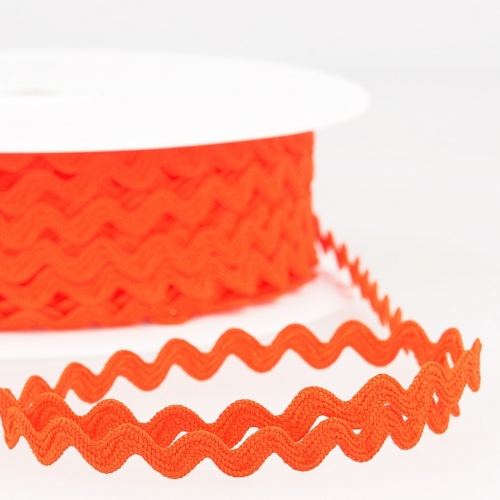 Stephanoise Ric Rac Trim Neon Orange