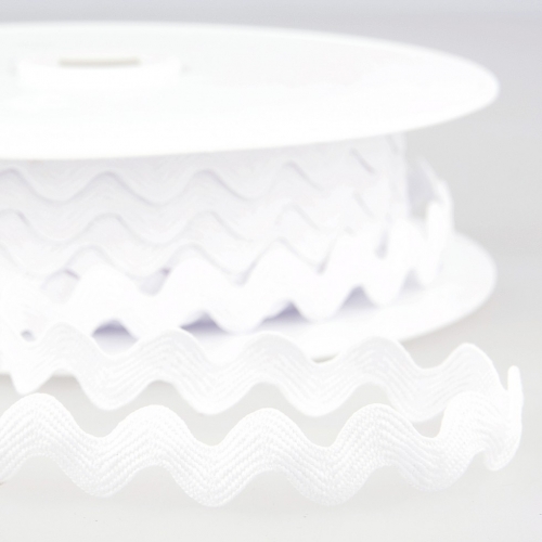 Stephanoise Ric Rac Trim White
