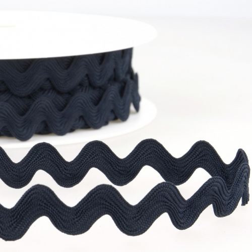 Stephanoise Ric Rac Trim Dark Navy
