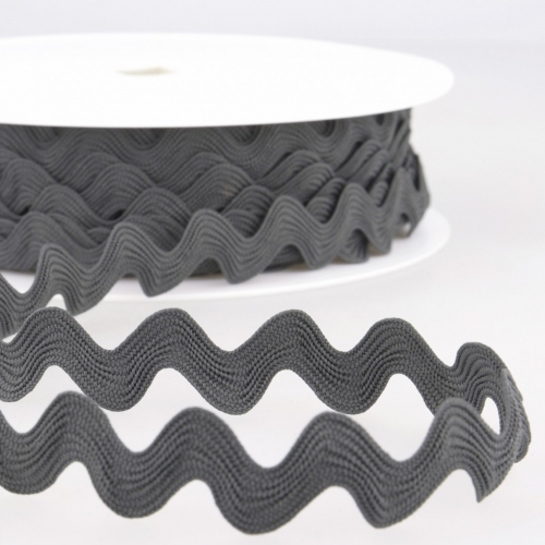 Stephanoise Ric Rac Trim Graphite Grey