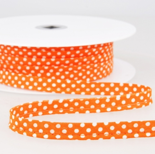 Stephanoise Polka Dot Flanged Piping Orange