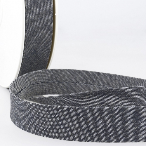 Stephanoise Denim Bias Binding Tape Light Grey