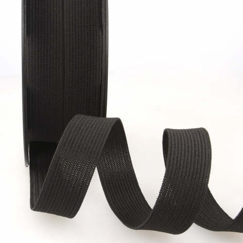 Stephanoise Flat Elastic Black