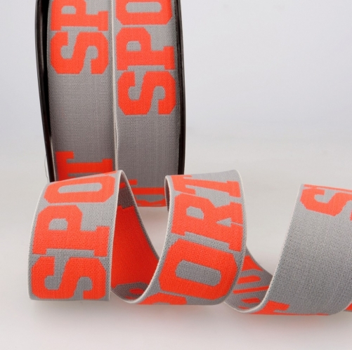 Stephanoise Sport Waistband Elastic Light Grey Fluo