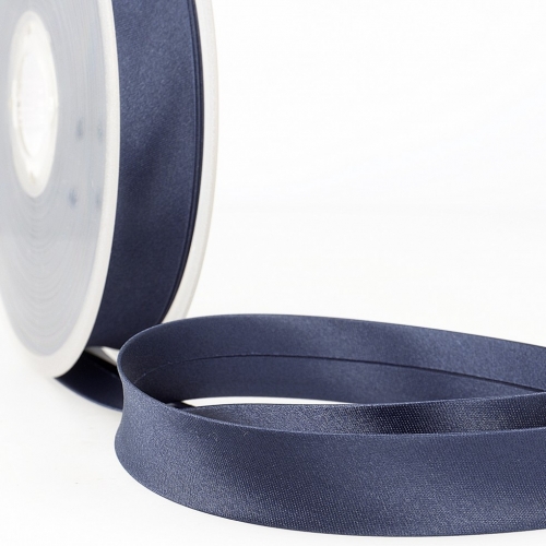 Stephanoise Satin Bias Binding Tape Navy Blue
