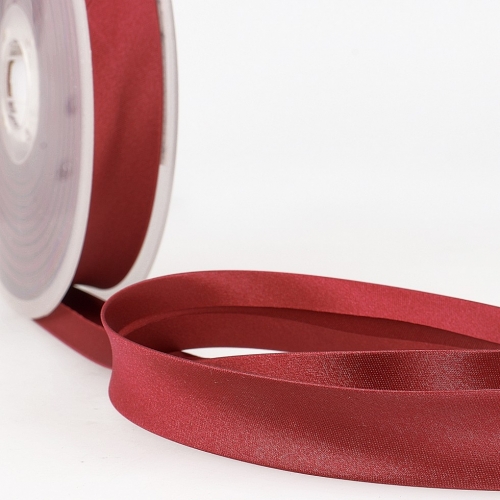 Stephanoise Satin Bias Binding Tape Burgundy