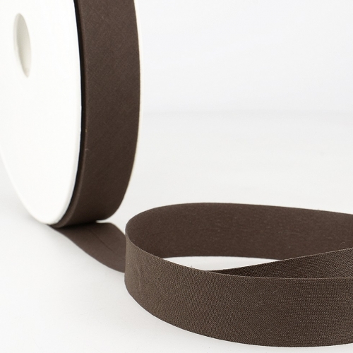 Stephanoise Polycotton Bias Binding Tape Coffee Brown