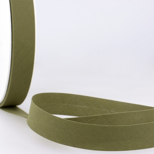 Stephanoise Polycotton Bias Binding Tape Dark Khaki