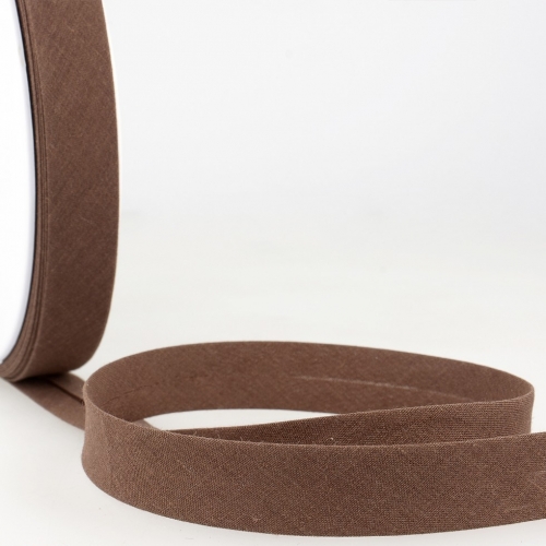 Stephanoise Polycotton Bias Binding Tape Chocolate Brown