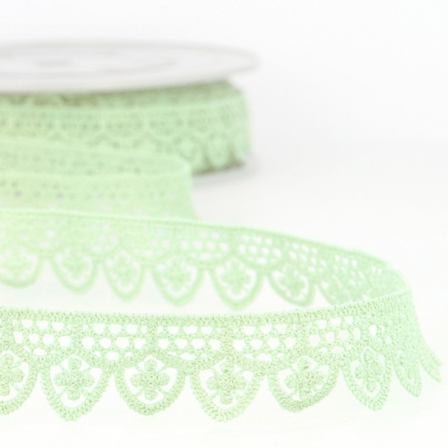 Stephanoise Guipure Lace Trim Nile Green