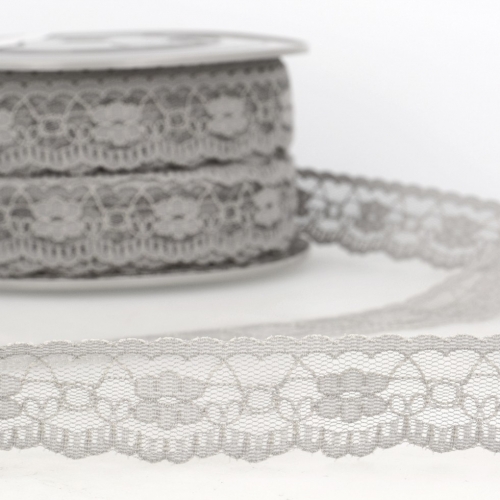 Stephanoise Rachel Lace Trim Grey