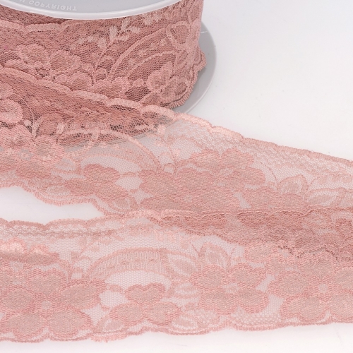 Stephanoise Rachel Lace Trim Antique Pink