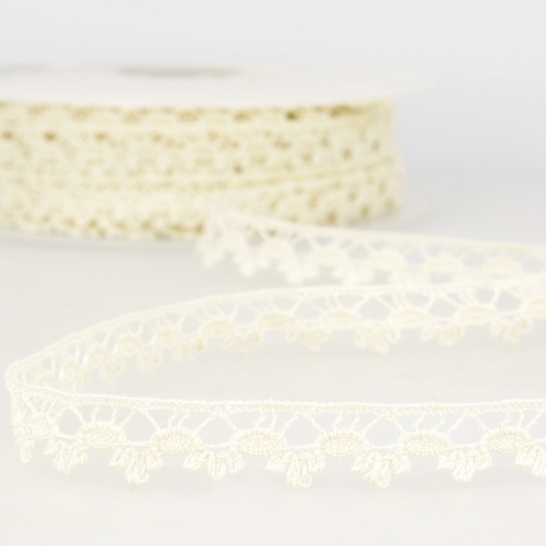 Stephanoise Cotton Lace Trim Ivory