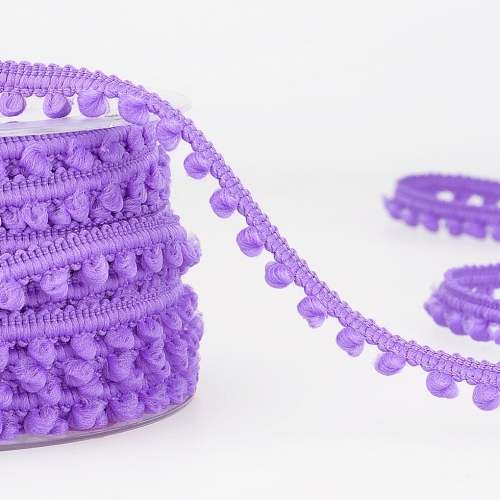 Stephanoise Pom Pom Trim Lilac