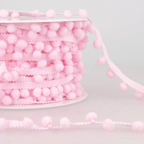 Stephanoise Pom Pom Trim Light Pink