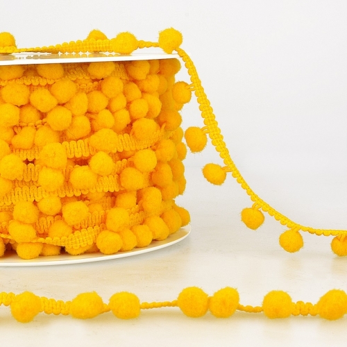 Stephanoise Pom Pom Trim Yellow