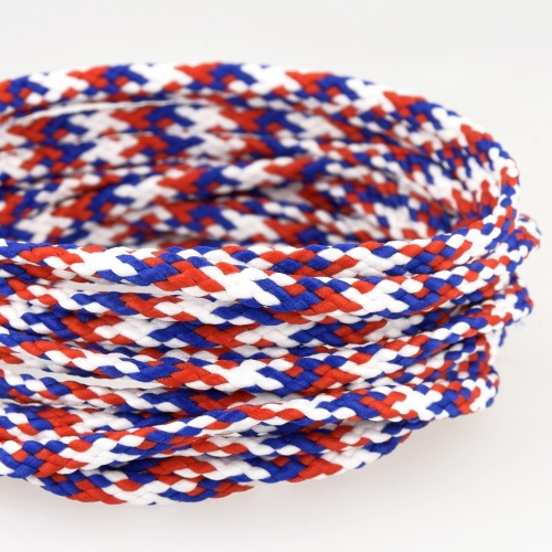 Stephanoise Round Polyester Cord Blue White Red