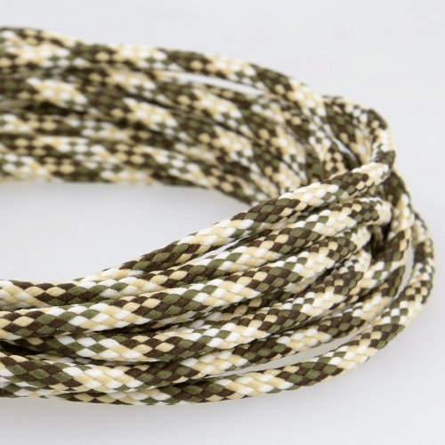 Stephanoise Braided Polyester Cord Ivory Brown
