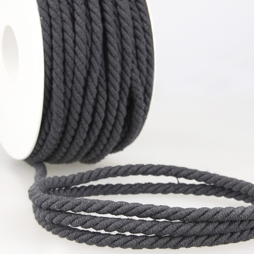 Stephanoise Round Cotton Cord Grey