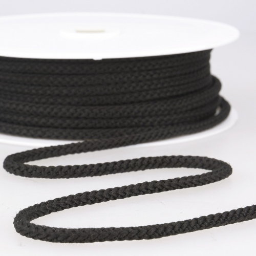Stephanoise Round Knitted Cord Black
