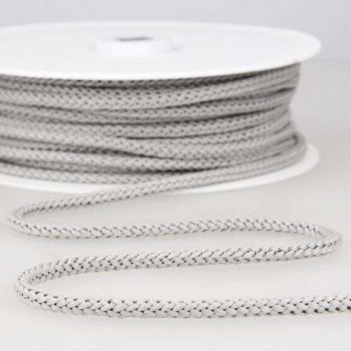 Stephanoise Round Knitted Cord Light Grey