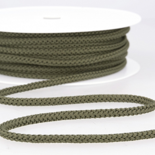 Stephanoise Round Knitted Cord Dark Khaki
