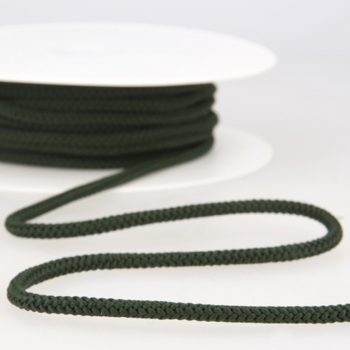 Stephanoise Round Knitted Cord Bottle Green