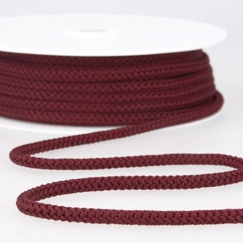 Stephanoise Round Knitted Cord Burgundy