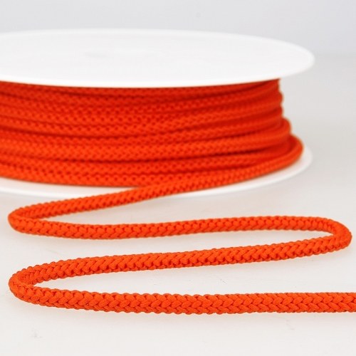 Stephanoise Round Knitted Cord Fire Orange