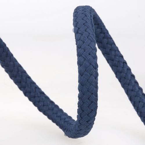 Stephanoise Round Braided Cord Navy Blue