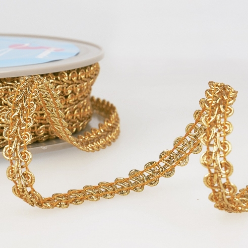 Stephanoise Metallic Braid Trim Gold